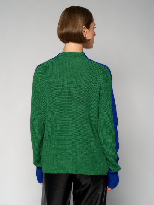 Джемпер женский 12411-53024 green/blue - Eleganzza фото 2