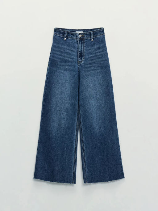 Джинсы укороченные с высокой посадкой ZR2604092323-103 / Zarina