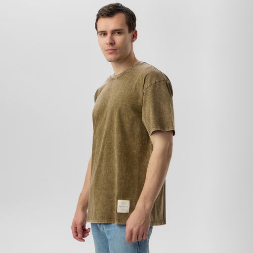 Футболка мужская MIST из вареного хлопка, зеленый, р-р L