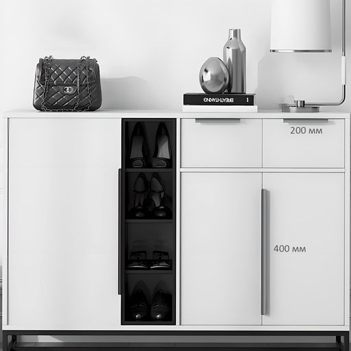 Цена за 2 шт. Ручка CAPPIO RT001, L=200 мм, м/о 160 мм, цвет графит