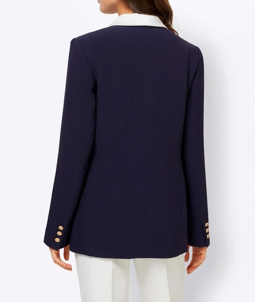 Брючный костюм, синий-охра - Ashley brooke фото 4