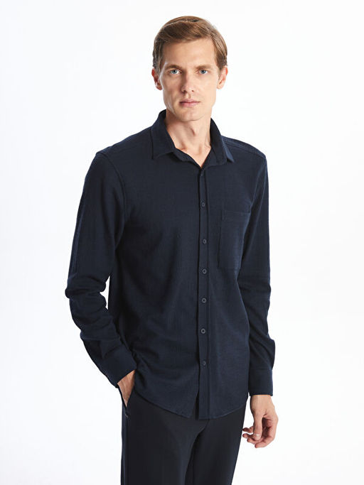 Regular Fit Uzun Kollu Erkek G?mlek