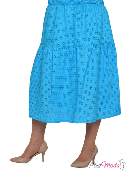 Юбка Модель №1639 размеры 44-84 - Plusmoda фото 2
