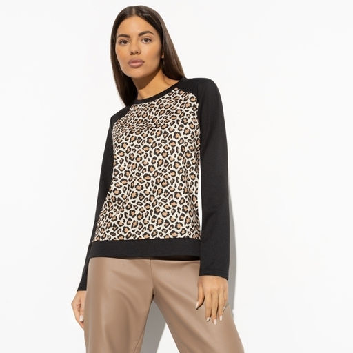 Свитшот с анималистичным принтом Сбежать вместе (hot) - Charutti фото 4