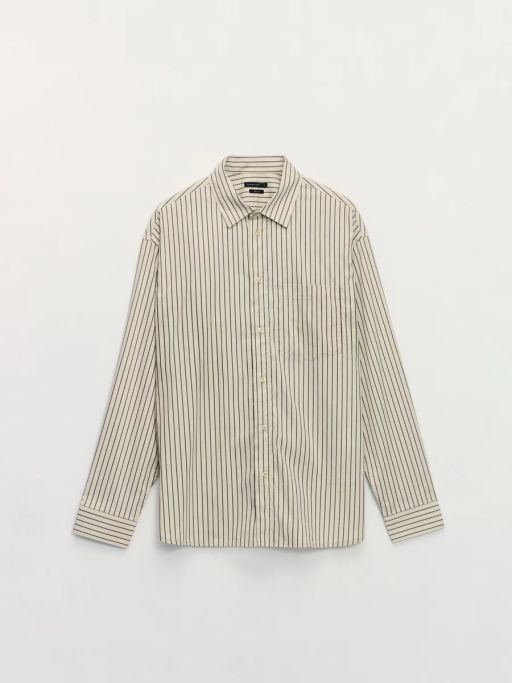 Рубашка relax fit в полоску / Zarina