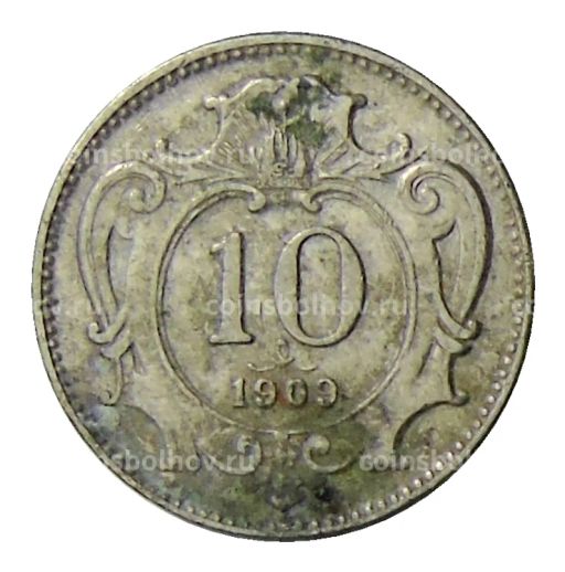 10 геллеров 1909 года Австрия