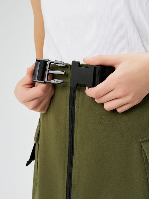 ACOOLA / Юбка детская для девочек Vaissen хаки  фото 5