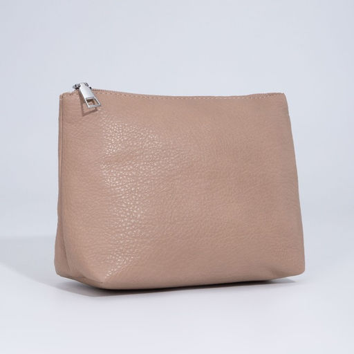 Сумка-тоут на кнопке, косметичка на молнии, цвет бежевый - Simaland фото 7