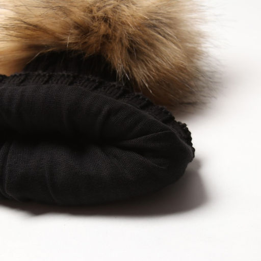 Шапка детская MINAKU, размер 44-46 (9 мес. - 1 год), чёрная