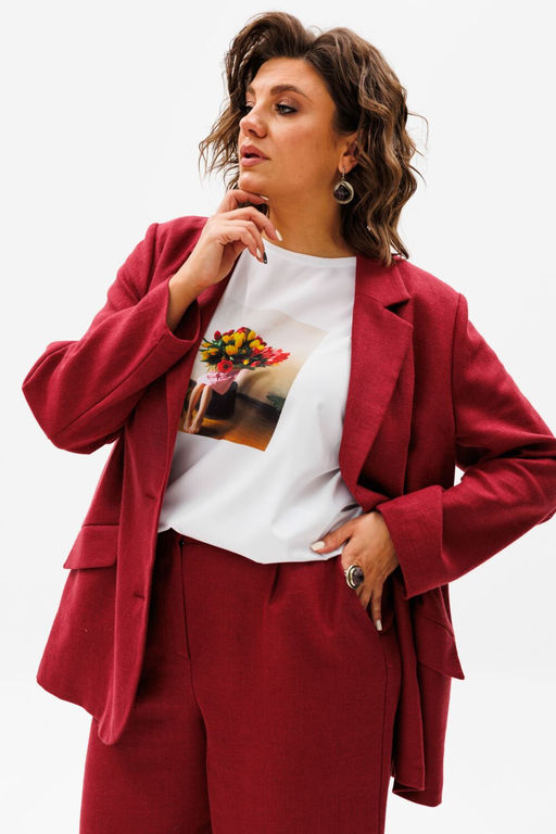 Жакет ANELLI 1539 перец чили - Andina city фото 6