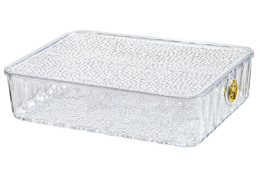 Органайзер д/хранения с крышкой 33,5*26*8,5 см, прозрачный пластик - Elan gallery фото 7