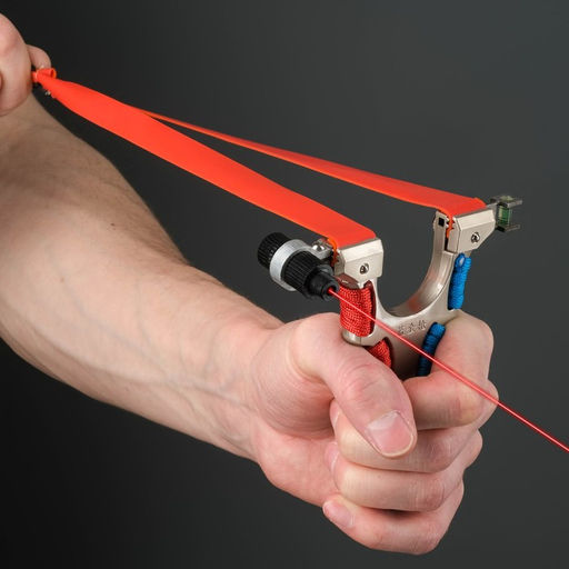 Рогатка металлическая с лазерным целеуказателем - Simaland фото 4