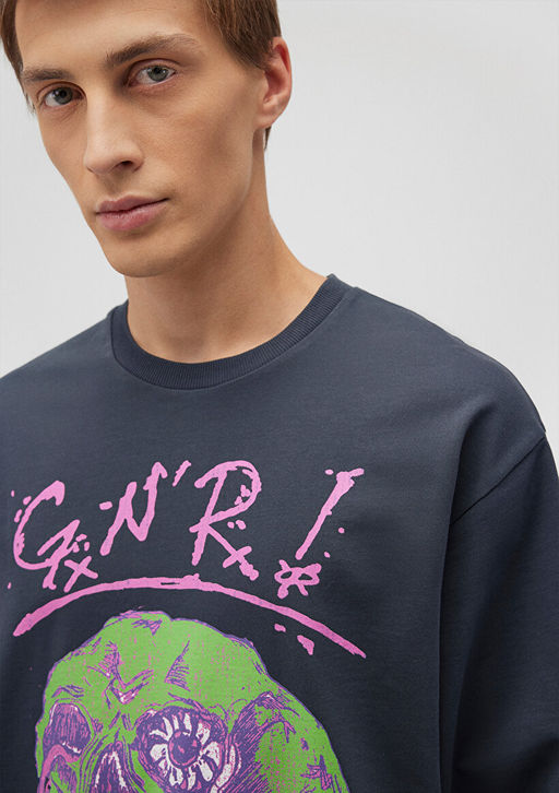 Lacivert Sweatshirt - Mavi фото 5