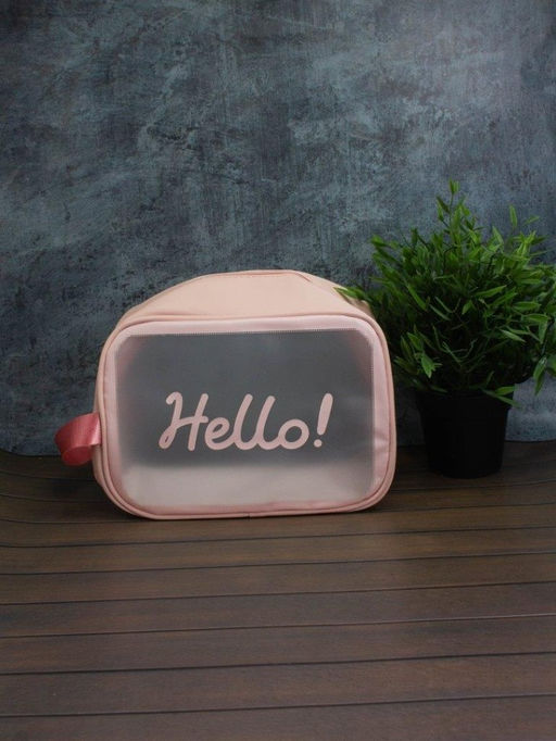 Косметичка "Hello", pink (18х25х11 см)