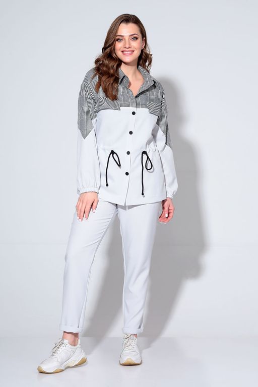 Костюм Liona Style 802 жемчужный