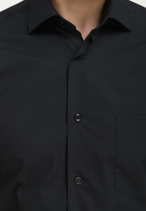 Сорочка мужская длинный рукав GREG 340/119/BLK