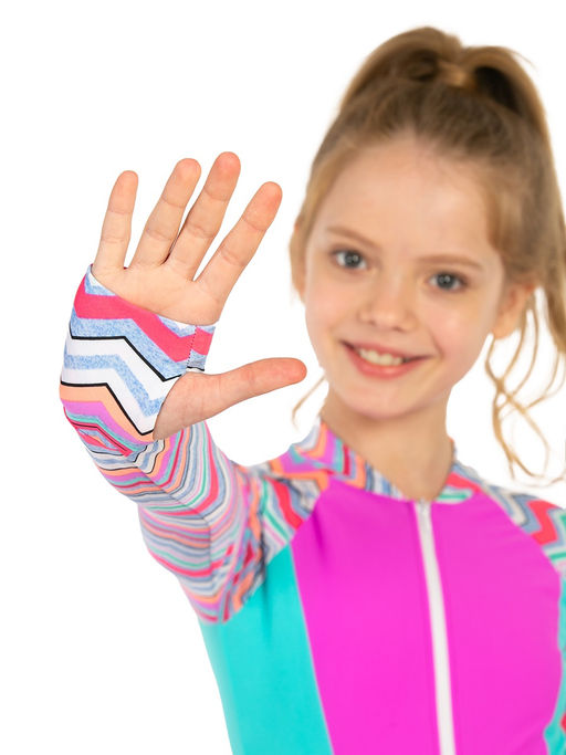 4970-0-0 Комбинезон для плавания детский с длинными рукавами