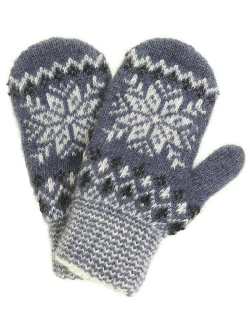 Варежки детские Снежинка 3 цвета 0804-1 - Рассказовские варежки фото 2