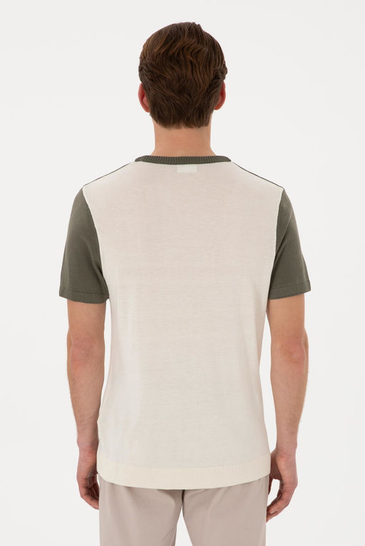 Erkek Slim Fit Bisiklet Yaka Haki Ti__rt Sepette S_rpriz _ndirim - U.s. polo assn фото 5