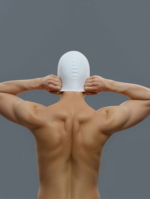 Шапочка для плавания взрослая ONLYTOP Swim, силиконовая, обхват 54-60 см