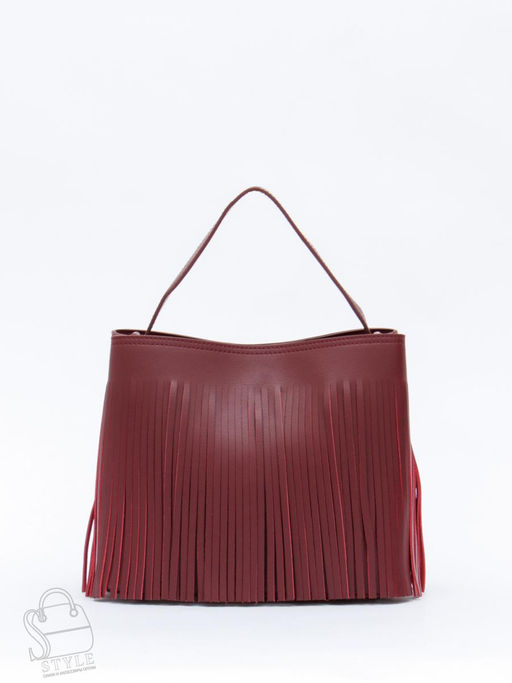 Сумка женская кожаная 2385-1Y d.wine red Polina&Eiterou  в Новосибирске