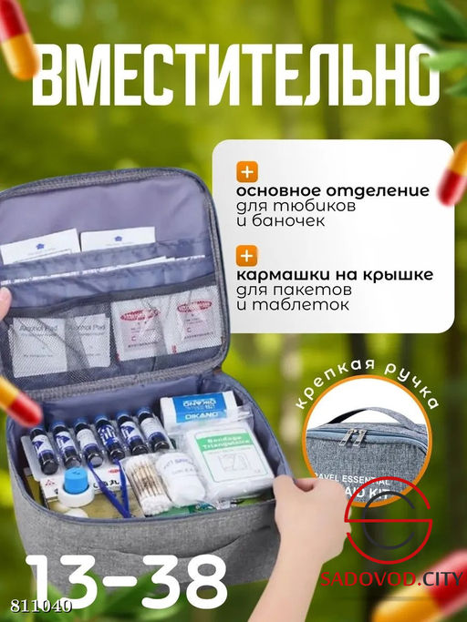 Аптечка создана специально для активных путешественников