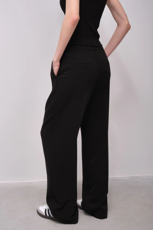 Брюки прямого кроя с защипами - Incity фото 5