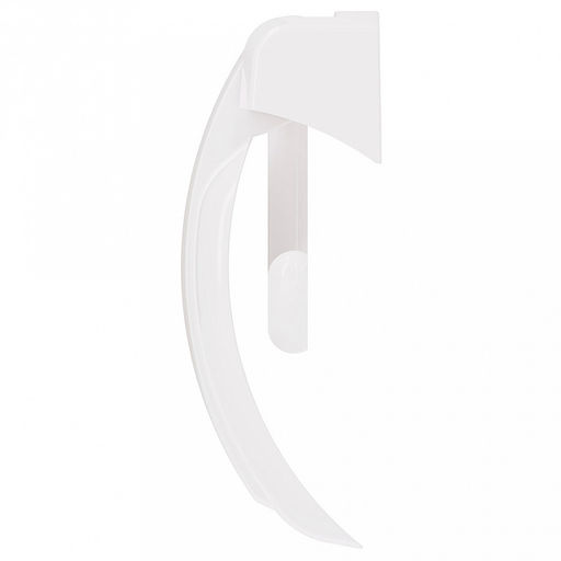 Держатель для туалетной бумаги пластмассовый 16х115х5,5см, белый, (без крепежей) (Россия)