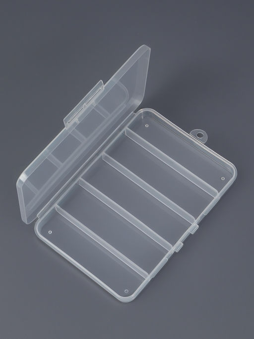 Органайзер для хранения мелочей, с подвесом, 5 ячеек, 15×10.5×1.8 см, прозрачный