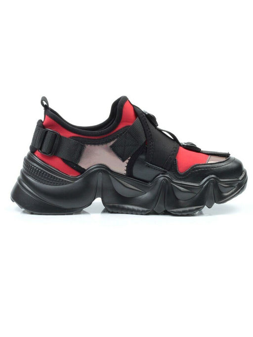 05-FDG103-3P BLACK Кроссовки женские (натуральная кожа, текстиль)