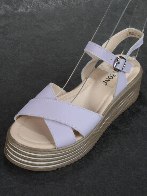 08-FED21-6P LILAC Босоножки женские (натуральная кожа) - No name фото 5