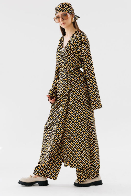 Костюм NIKVA н554-1 ромбы апельсин  фото 9