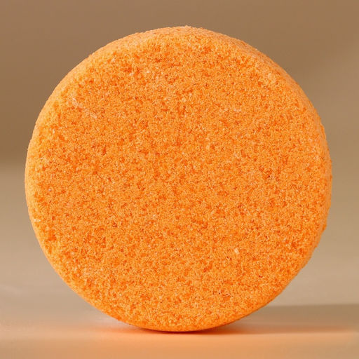 Цена за 2 шт. Бомбочка для ванны URAL LAB «Мишка», 100 г, аромат апельсинового пирога, Новый Год