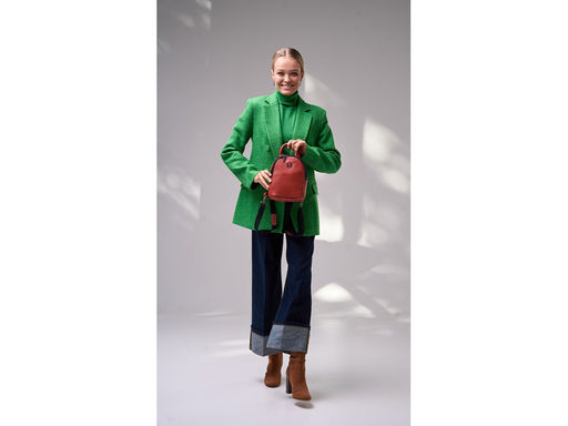 Сумка-рюкзак женский Lanotti 6610/Оранжевый