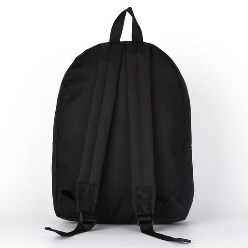 Рюкзак текстильный Котик, с карманом, 27*11*37, черный - Nazamok фото 5