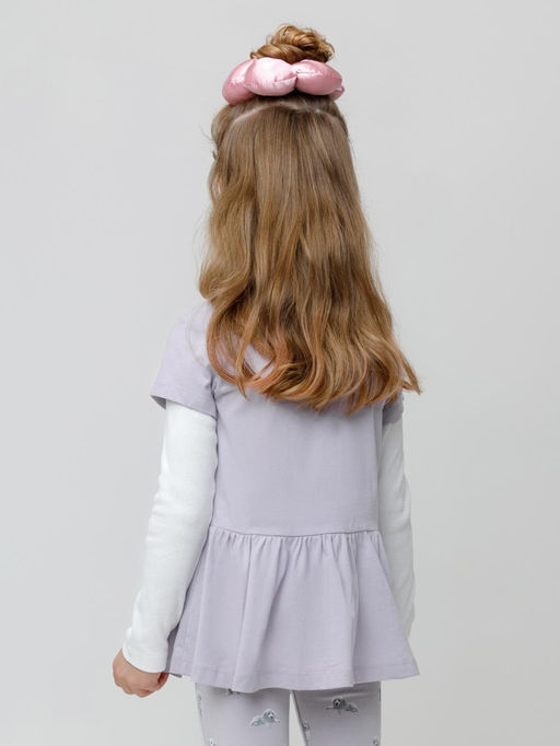 КР 302881/сиреневый 3710 к647 блузка (туника) для дев - Crockid фото 3
