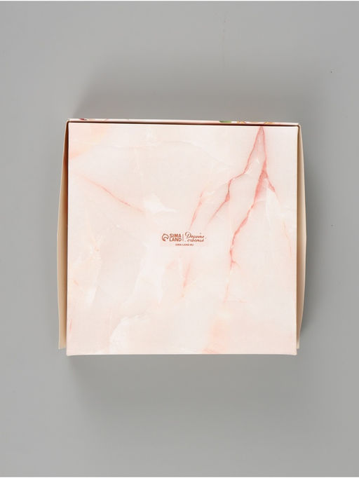 Цена за 5 шт. Коробка подарочная складная «Спасибо за знания!», 20×20×4 см, с окном