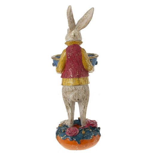 Фигурка декоративная "Заяц", L9,5 W12 H28 см