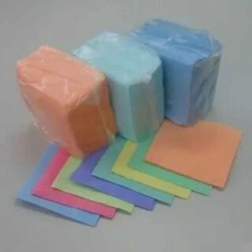 Салфетки БЕЛЫЙ КОТ 24х24см уп.50шт Цветные