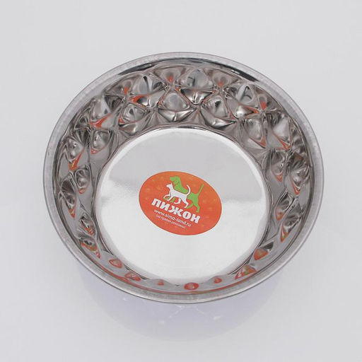 Миска утяжеленная рельефная, с силиконовым основанием, 300 мл - Пижон фото 2