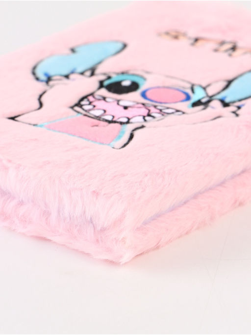 Блокнот пушистый и ручка многоцветная «Эйнджел», розовый