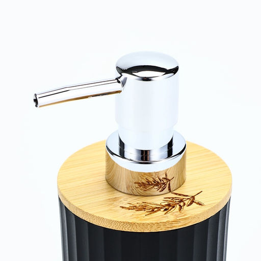 Дозатор для жидкого мыла, черный, 350 мл