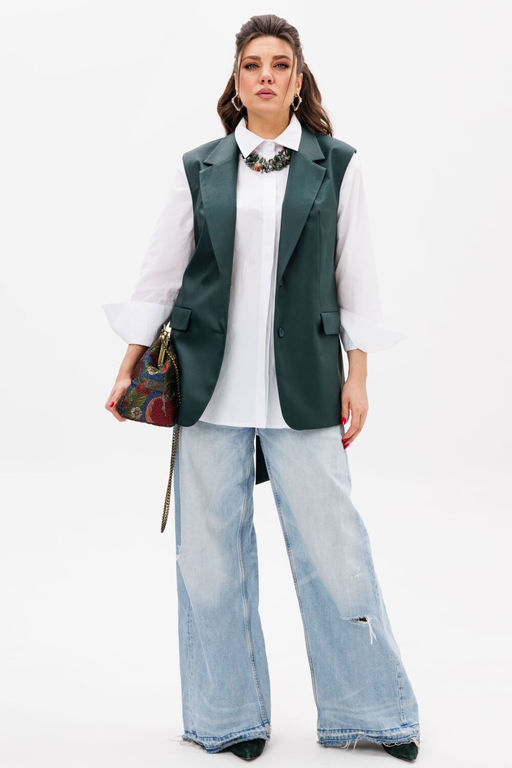 Жилет ANELLI 1502.1 яшмово-зеленый