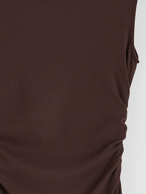 Bisiklet Yaka B?zg?l? Elbise