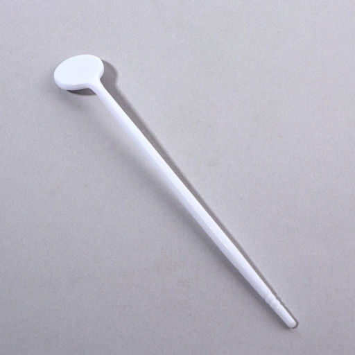 Цена за 4 шт. Зеркало для наращивания ресниц, d зеркальной поверхности 1.9 см, белое