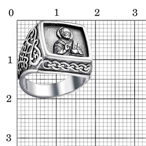 Кольцо Николай Чудотворец 23014158 - Красная пресня фото 2