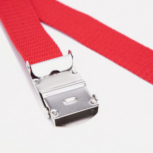 Ремень детский, ширина 3 см, пряжка зажим, цвет красный - Simaland фото 3