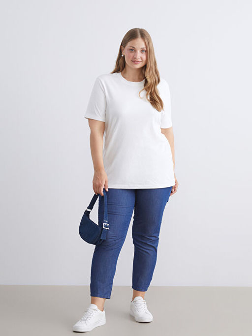 Beli Lastikli Mars Flare Kad?n Jean Pantolon