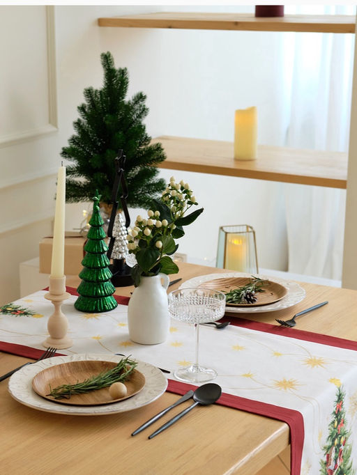 Дорожка новогодняя на стол «Этель. Щелкунчик», 40×147±5 см, 100% хлопок, саржа 190 г/м²