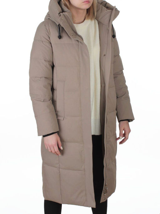 8321 LT. OLIVE Пальто зимнее женское (200 гр. холлофайбер)
